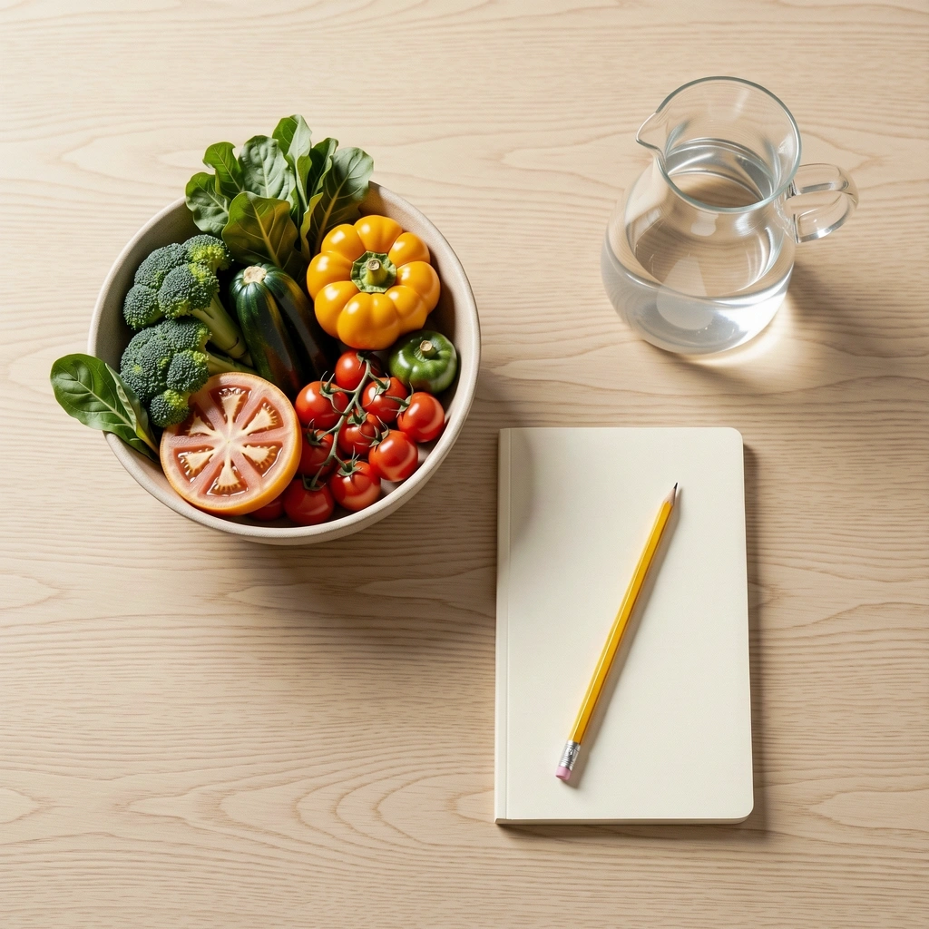 Ernährungsanalyse Atmosphäre